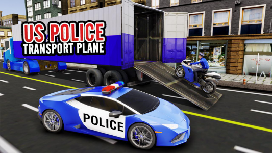 اسکرین شات برنامه Police Car Transport: Car Game 3