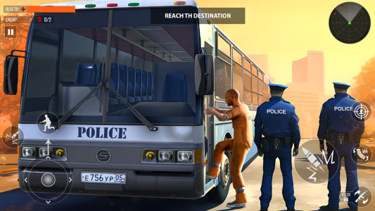 اسکرین شات 3 برنامه Prison Transport: Police Game