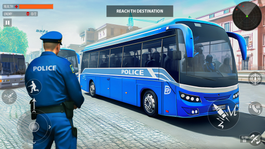 اسکرین شات 4 برنامه Prison Transport: Police Game