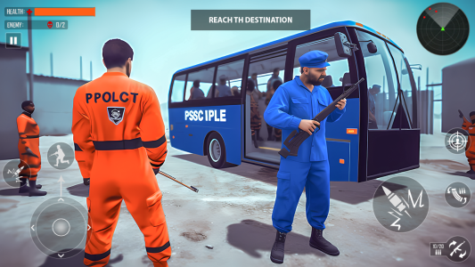 اسکرین شات 8 برنامه Prison Transport: Police Game