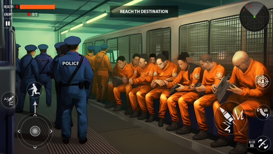 اسکرین شات 2 برنامه Prison Transport: Police Game