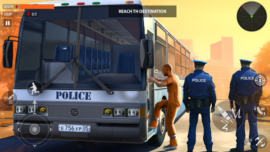 اسکرین شات برنامه Prison Transport: Police Game 3