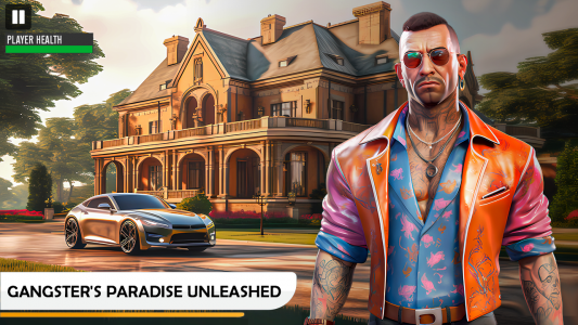 اسکرین شات 1 برنامه Real Gangster Game Vegas Crime