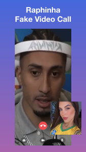 اسکرین شات 2 برنامه Raphinha Fake Video Call