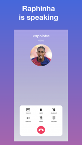 اسکرین شات 3 برنامه Raphinha Fake Video Call