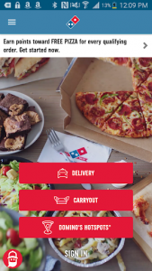 اسکرین شات برنامه Domino's Pizza USA 1