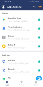 اسکرین شات 2 برنامه AppLock Lite