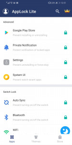 اسکرین شات برنامه AppLock Lite 2