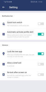 اسکرین شات 4 برنامه AppLock Lite