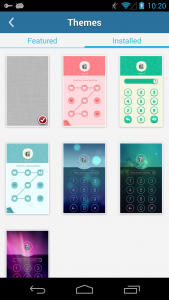 اسکرین شات برنامه AppLock Theme Blue 3