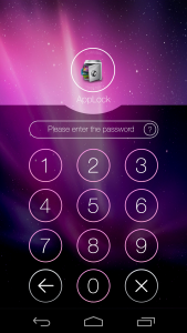 اسکرین شات برنامه AppLock Theme Aurora 1