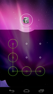 اسکرین شات برنامه AppLock Theme Aurora 2