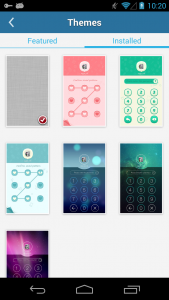 اسکرین شات 3 برنامه AppLock Theme Cube