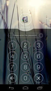 اسکرین شات برنامه AppLock Theme Dawn 1