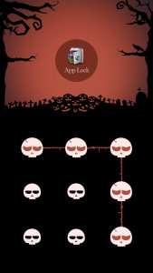 اسکرین شات 2 برنامه AppLock Theme Halloween