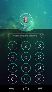 اسکرین شات برنامه AppLock Theme Space 1