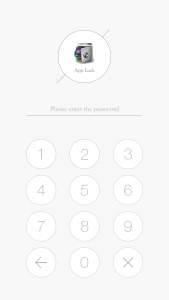 اسکرین شات برنامه AppLock Theme White 1