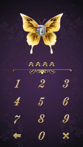 اسکرین شات برنامه AppLock Theme Butterfly 2