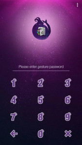 اسکرین شات 2 برنامه AppLock Theme Capricorn