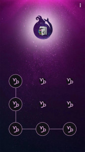 اسکرین شات برنامه AppLock Theme Capricorn 1