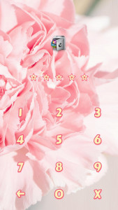 اسکرین شات برنامه AppLock Theme Carnation 2