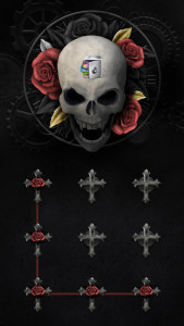 اسکرین شات 1 برنامه AppLock Theme Death Skeleton