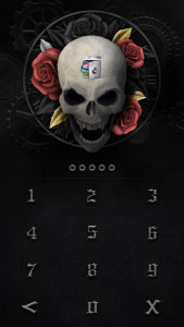 اسکرین شات 2 برنامه AppLock Theme Death Skeleton