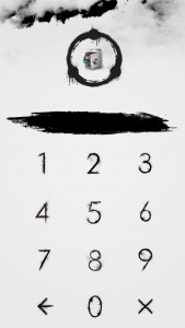 اسکرین شات 2 برنامه AppLock Theme Ink