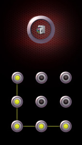 اسکرین شات 2 برنامه AppLock Theme Metal