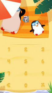 اسکرین شات برنامه AppLock Theme Penguin 2