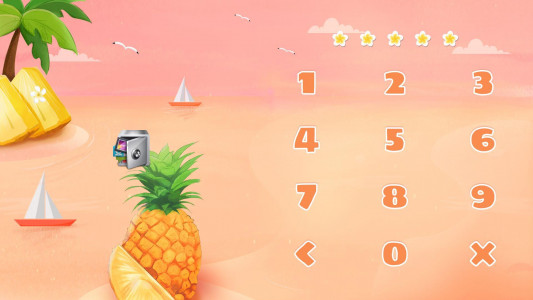 اسکرین شات برنامه AppLock Theme Pineapples 4