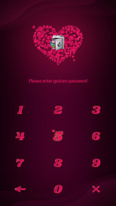 اسکرین شات 2 برنامه AppLock Theme Rose