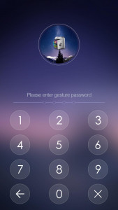 اسکرین شات برنامه AppLock Theme SilentNight 1