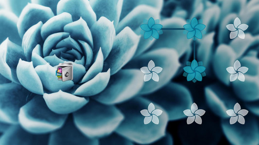 اسکرین شات برنامه AppLock Theme Succulent 4