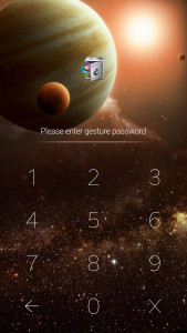 اسکرین شات برنامه AppLock Theme Universe 2