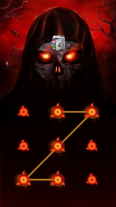 اسکرین شات 1 برنامه AppLock Live Theme Devil Eyes