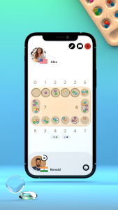 اسکرین شات 1 بازی Mancala Online - Congklak