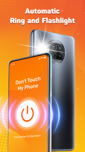 اسکرین شات 4 برنامه Don't touch phone with Alarm