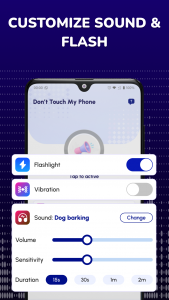 اسکرین شات برنامه Anti Theft & Don't Touch Phone 2