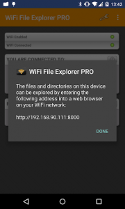 اسکرین شات برنامه WiFi File Explorer 2