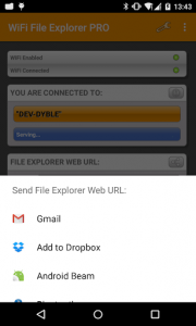 اسکرین شات برنامه WiFi File Explorer 5