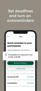 اسکرین شات 7 برنامه Doodle - Easy Scheduling