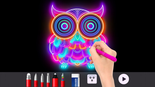 اسکرین شات برنامه Doodle Master - Glow Art 4