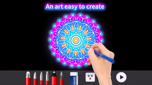 اسکرین شات برنامه Doodle Master - Glow Art 2