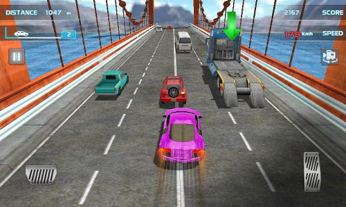 اسکرین شات بازی Turbo Driving Racing 3D 2