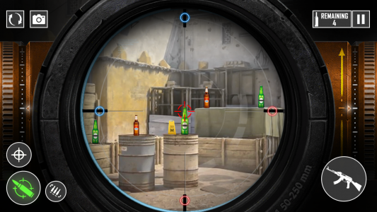 اسکرین شات بازی Offline Bottle Shooting Games 8