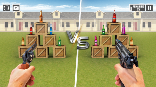 اسکرین شات بازی Offline Bottle Shooting Games 5