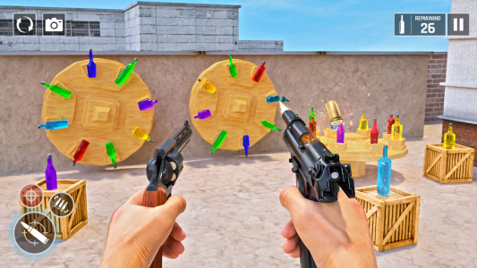 اسکرین شات بازی Offline Bottle Shooting Games 4