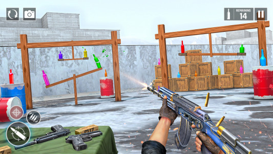 اسکرین شات بازی Offline Bottle Shooting Games 6