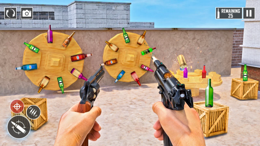 اسکرین شات بازی Offline Bottle Shooting Games 4